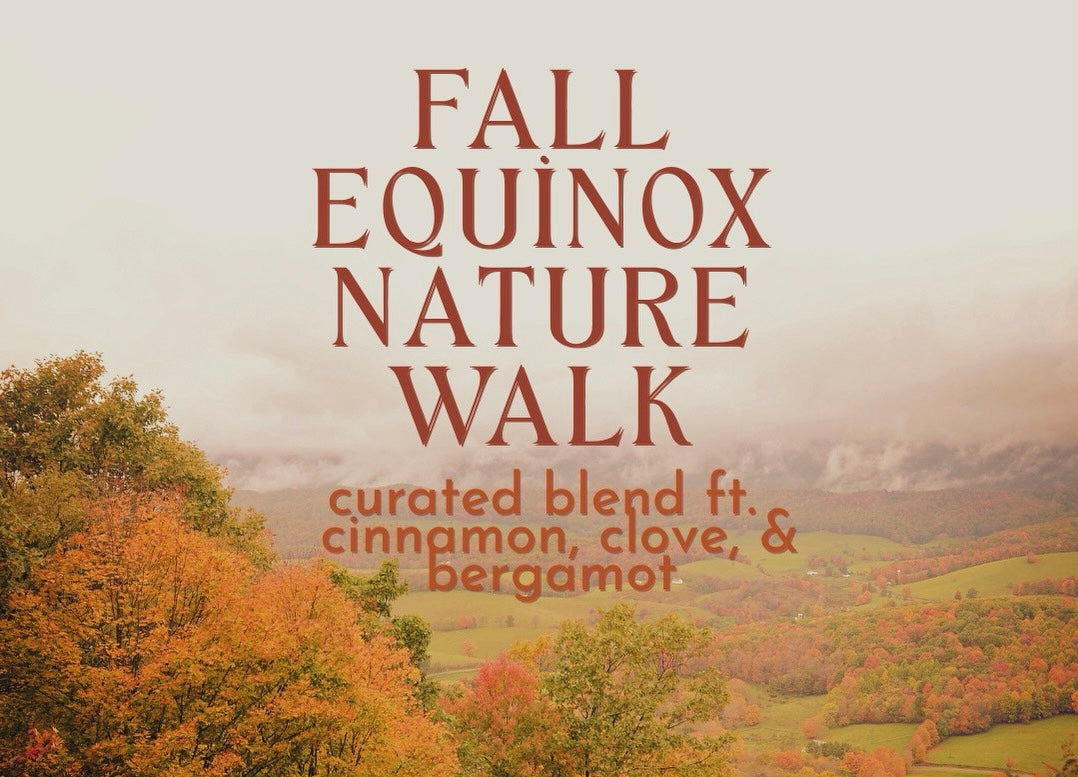 Fall Equinox Nature Walk Candle